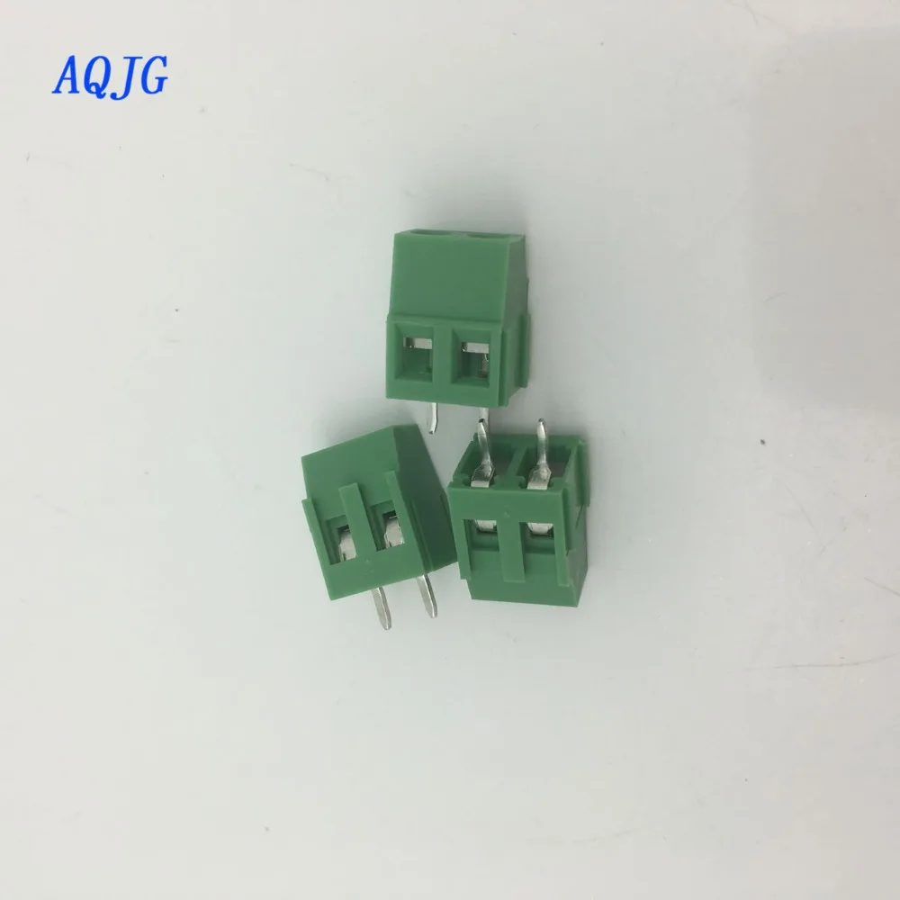 20 шт. Клеммная колодка с винтовым разъемом KF128 2P шаг: 5 0 мм 3 pin зеленый 2Pins LZ/KF128 2.54/3
