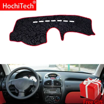 

Rose Pattern Non-slip Dashmat Dash Mat Dashboard Cover Pad Cover Carpet Car Sticker for Citroen C2 2006 2007-2013 Car Styling