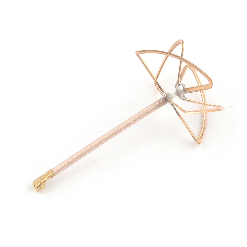 

50mm 5.8G 2.5dBi to 3dBi RHCP IPX / UFL Connector Clover FPV VTX Antenna for INNOVA VTX for RC Drone Racing Models