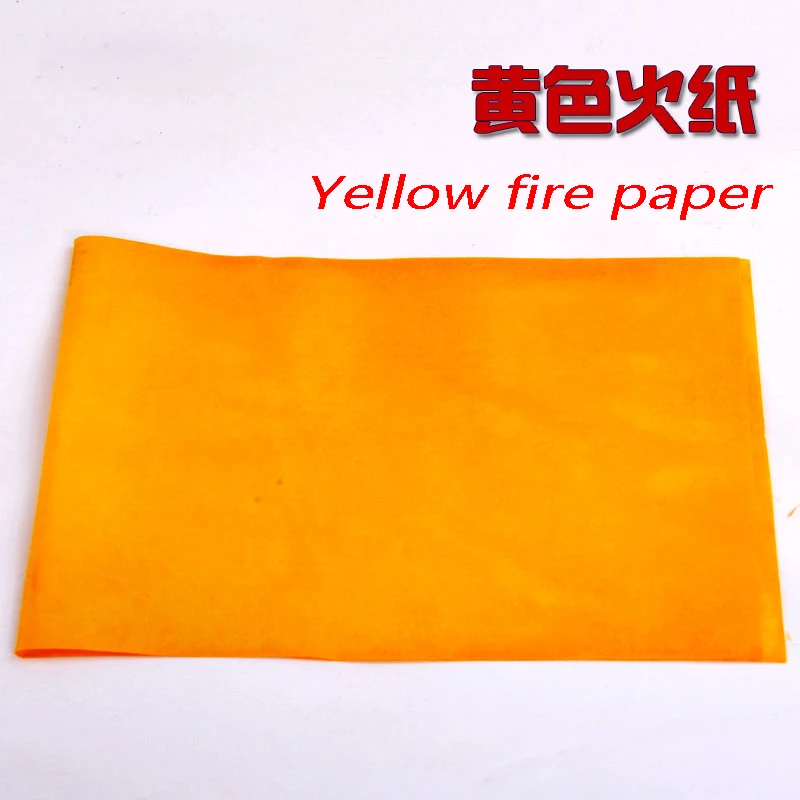 [new] 5pcs Fire paper flash flame paper rose fire paper red color fire paper magic props effect shock High quality and safety