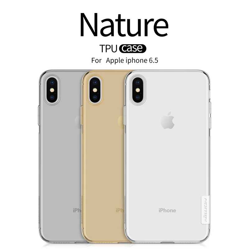 sFor iPhone XR Case Nillkin Nature Series Transparent Clear Soft TPU Case For iPhone Xs Max XR 6 6S 7 8 Plus