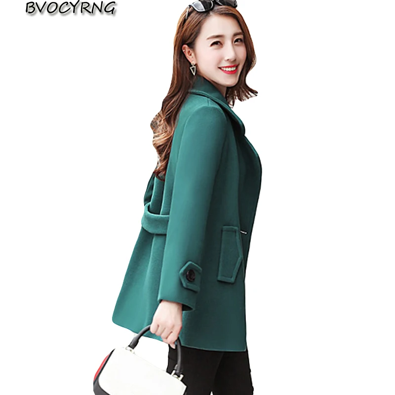 Woolen coat women's Short Section Korean 2018 New Women Cashmere Woolen Parka Autumn Winter Thicken Slim Jacket Coat Female Woolen coat women's Short Section Korean 2018 New Women Cashmere Woolen Parka Autumn Winter Thicken Slim Jacket Coat Female