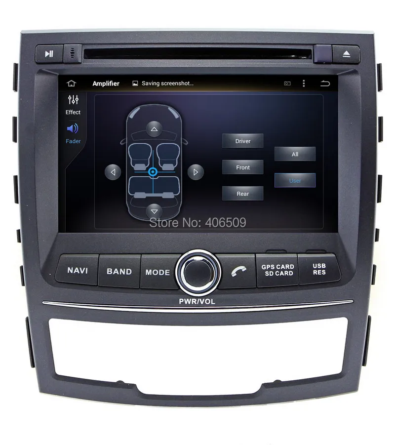 Perfect Android 7.1 Car DVD Player for Ssangyong Korando 2010 2011 2012 2013 with GPS Navigation Radio BT USB AUX WIFI Stereo 4Core+2G 7