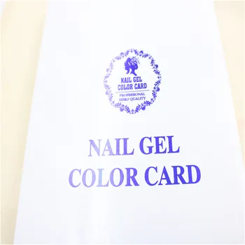 

Nail Shop Dedicated 120 color Card book High-grade Nail Oil Glue Display Board Nail Color Card Salon Show Tools