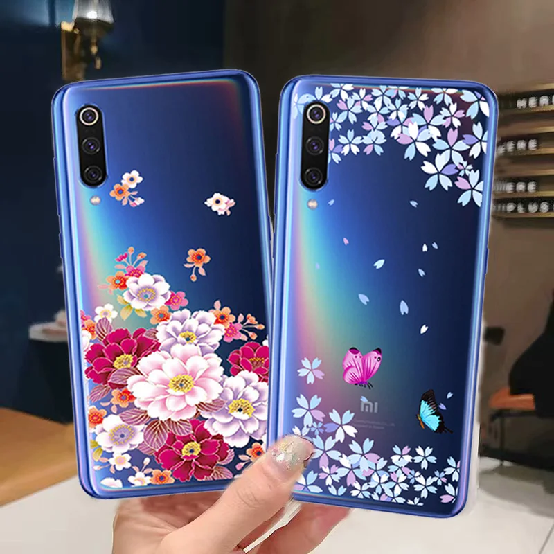 Тонкий прозрачный силиконовый мягкий чехол с рисунком для Xiaomi Mi A2 8 Lite 9 SE 6 A1 F1 Mix 2S