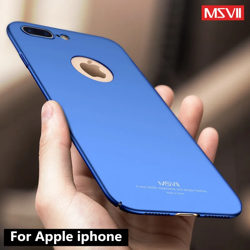 Msvii для iPhone X чехол 5 5S SE Роскошный Тонкий Жесткий ПК apple 7 plus 10 6 6S 8 Plus чехлы