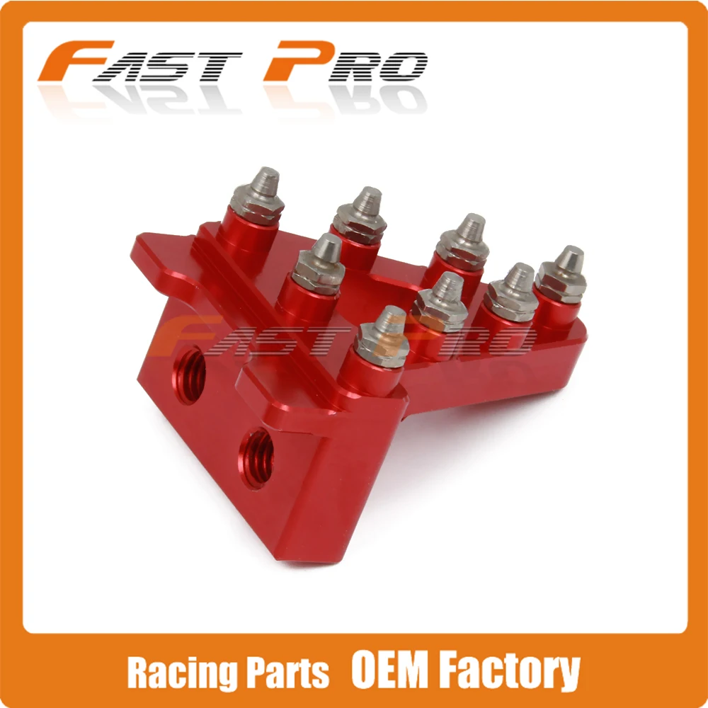 

CNC Gold Foot Brake Pedal Tip Lever Step Plate Tip Replacement For CRF50 XR50 Pitster Pro Coolster Demon X WPB Orion Pit Bike