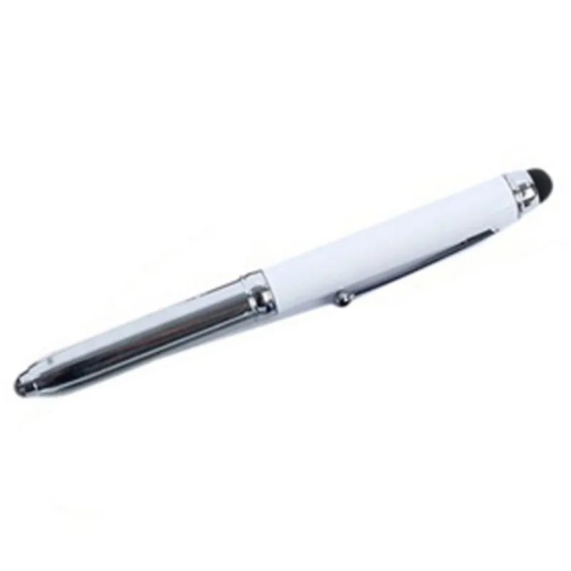 5 цветов для iPad Iphone функциональная ручка 3 в 1 Сенсорный экран ручка Шариковая стилус с Светодиодный проблесковый свет офисные школьные принадлежности, блокноты