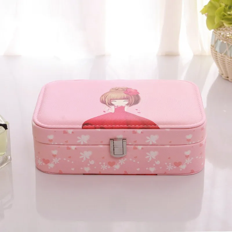 

LIYIMENG Large jewelry box jewelry storage box jewelry storage box princess European South Korea simple small gifts