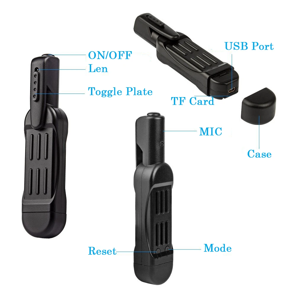  Mini T189 Camera Full HD 1080P Secret Camera Wearable Small Pen Camera Mini DVR Digital Mini DV Cam