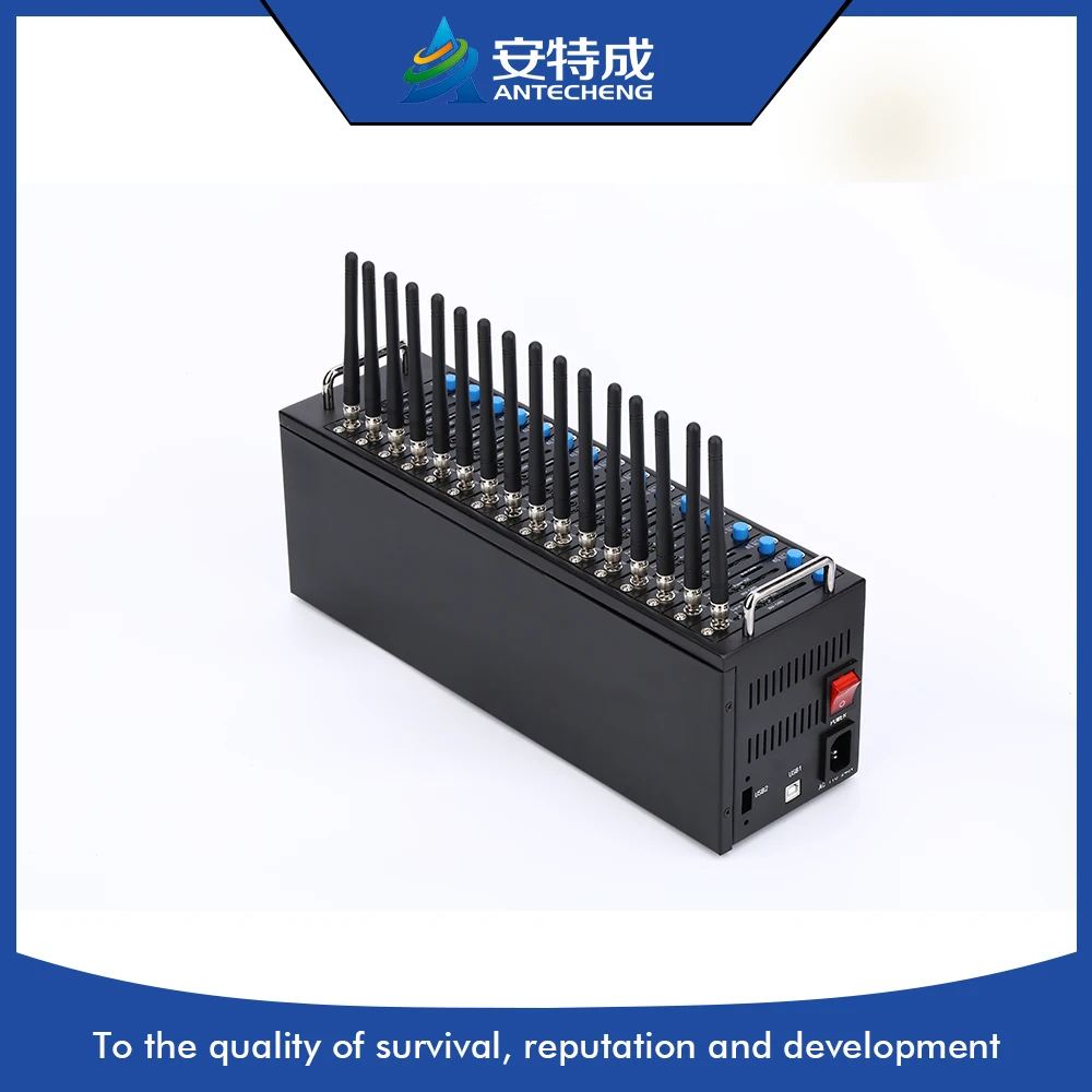 Wavecom q24plus 16 портов SMS модем пул quad band 850/900/1800/1900MHz USB порт для STK USSD | Компьютеры и офис