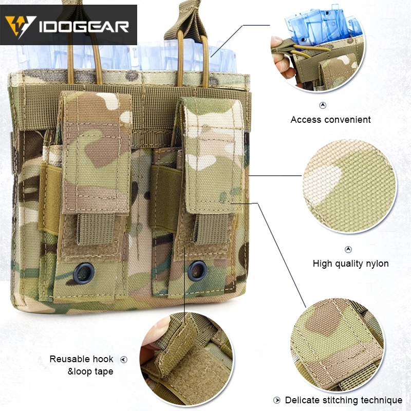 Сумка для магазина IDO GEAR 5 56 двойная Магнитная сумка с открытым верхом тактическое