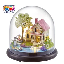 Кукла ручной работы Мезон мебель Miniatura Дом Diy кукольные домики деревянные игрушки для детей взрослые подарок de poupee JHTY042