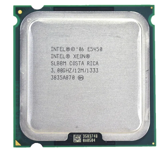 

Xeon E5450 SLANQ SLBBM Processor CPU Quad Core 3.0GHz 12M 1333MHZ Works on LGA 775 mainboard no need adapter