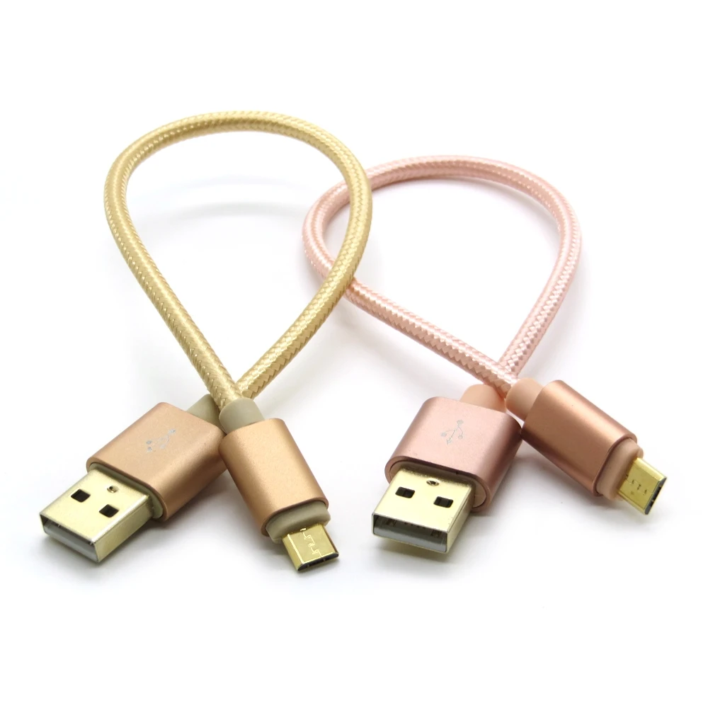 25 см 1 м нейлоновая линия металлический штекер Micro USB кабель для Samsung Sony HTC| |