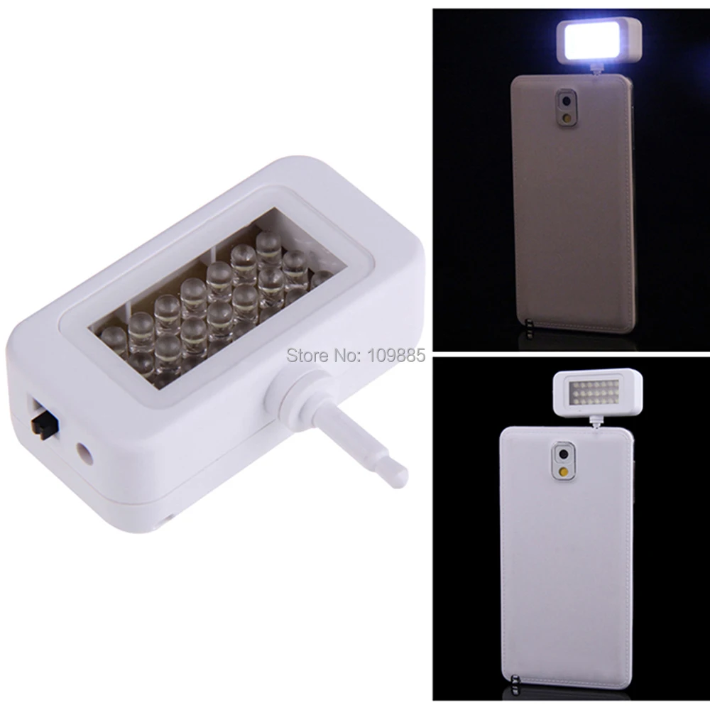 21 LED Panel Fill Light For Smartphone With Android ios Windows os