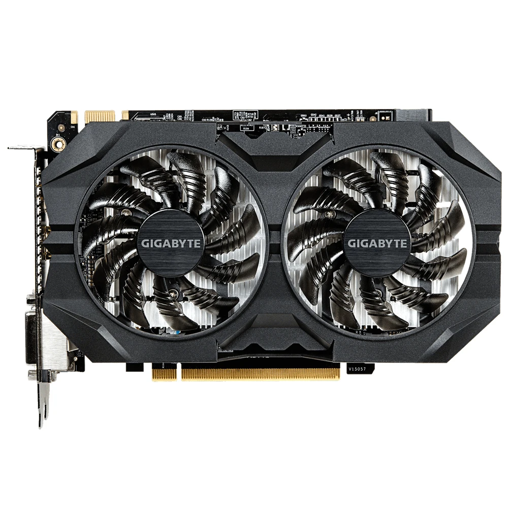 Gigabyte графическая карта gtx 950 видеокарта с питанием от NVIDIA GeForce GTX GPU GDDR5 2GB 128 bit для pc
