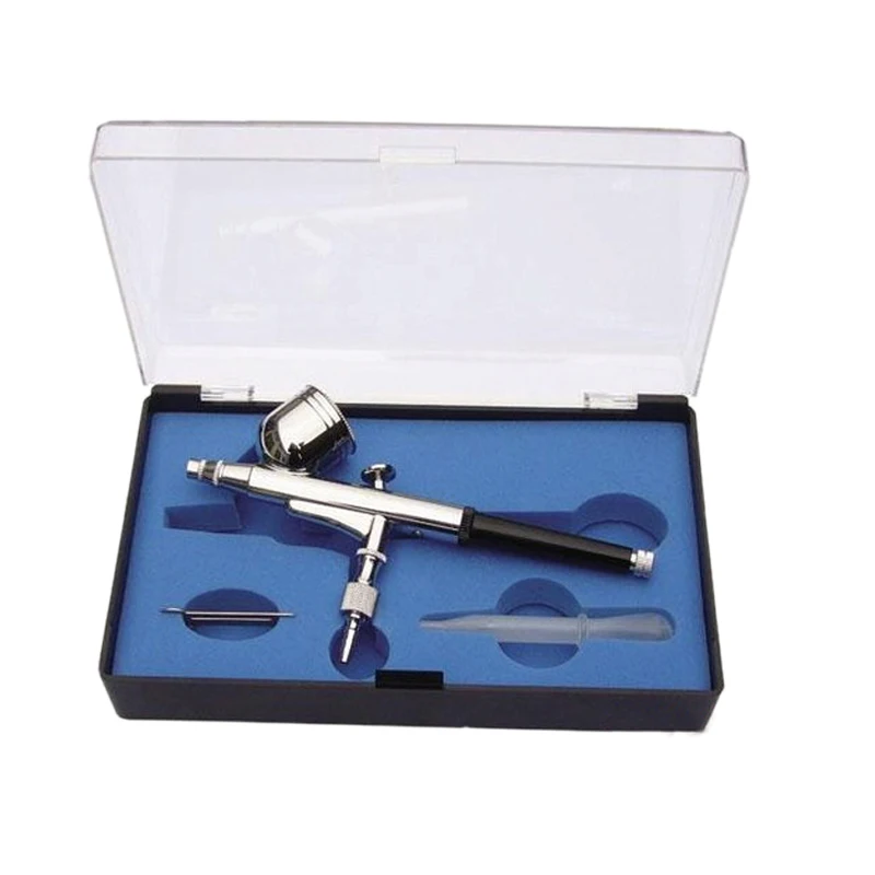 0,2-0,5 мм Двойное действие ручка аэрографа воздушная кисть Распылитель ручка-распылитель для нейл-арта/тела татуировки спрей