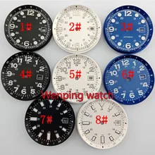 33 мм стерильный циферблат Fit ETA2836 MingzhuDG 2813/3804 Miyota 8205/8215/821A часы