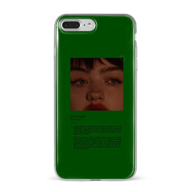 Эстетический красный Vaporwave аниме Ретро винтажный арт Kawaii чехол для iPhone X XS MAX 8 7 6S Plus 5 5S SE 11promax чехол для телефона XR Capa - Цвет: TPU