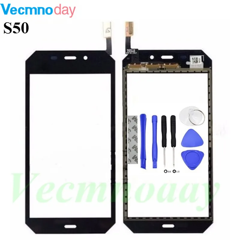 

Vecmnoday Touchscreen For CAT S50 4.7 inch New Digitizer Touch Screen Panel Sensor Lens Glass Replacement + Tools