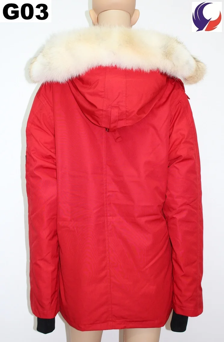 Женское зимнее пальто, парка, гусиный пух, пуховая куртка, водонепроницаемое пальто с большим натуральным мехом койота, воротник для леди G03