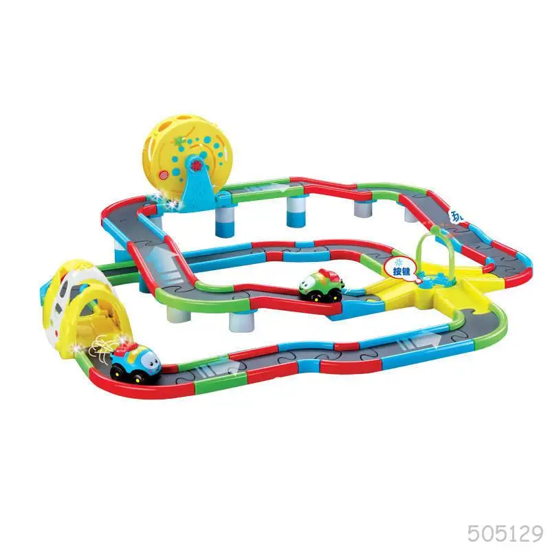 Double Train Toys For Kids Electric Rail Train Electric 