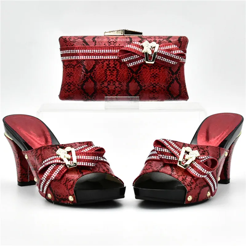 rot Schwarzes Nigerian Strass Taschen Mit Tasche Schuhe gelb rosa Set Passende Verziert Italienische Neue Ankunft Party gold Und Passenden silber qRFwxTxS6