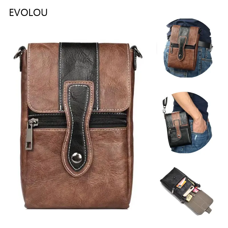 

Universal Multifunction waist phone bag for xiaomi redmi mix 2s 6X S2 M7 Cover Clip Belt Pouch Cover Waist Packs Shoulder Bag