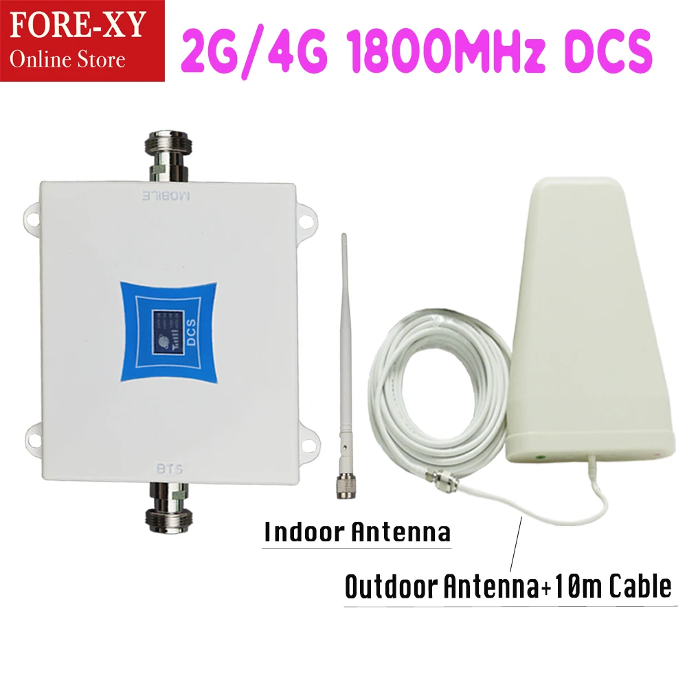 

1800mhz Mobile Phone Signal Booster 2G 4G LTE 1800MHz with LCD Display Signal Repeater mobile amplifier home 4g repeater for dcs