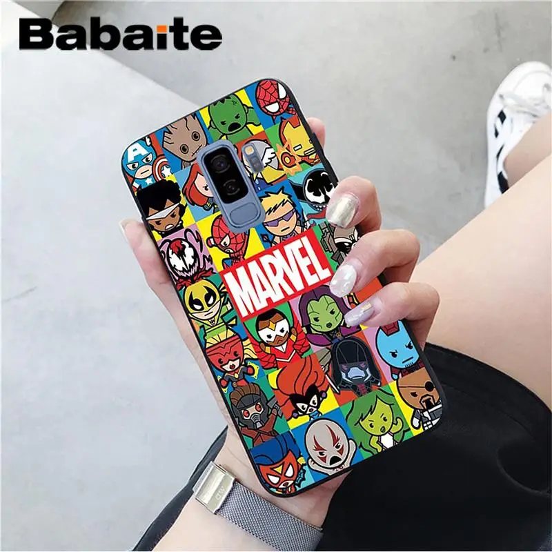 Babaite Marvel Мстители Jorker Dead Pool черный мягкий чехол для телефона samsung GALAXY Note2 Note3 Note4 Note5 Note7 Note8 Note9 - Цвет: A4