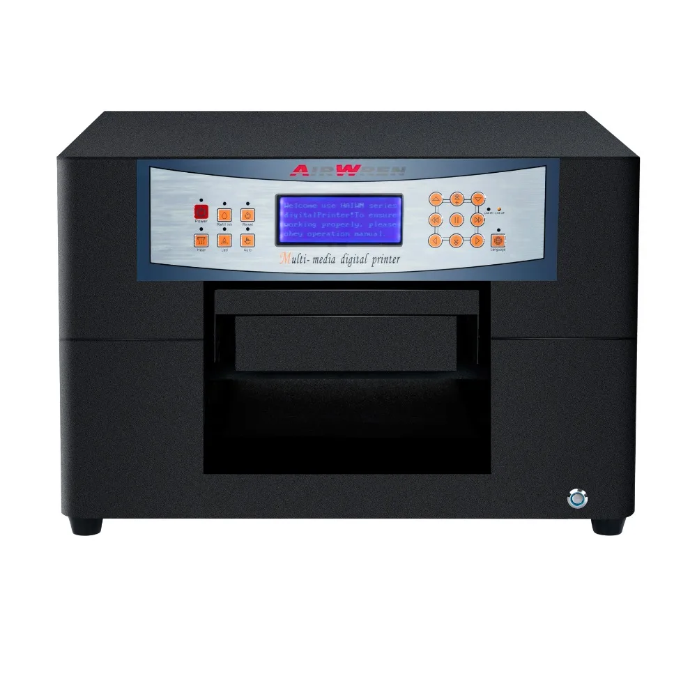 UV white ink printer mini A4 Flatbed printer for CD ,DVD card