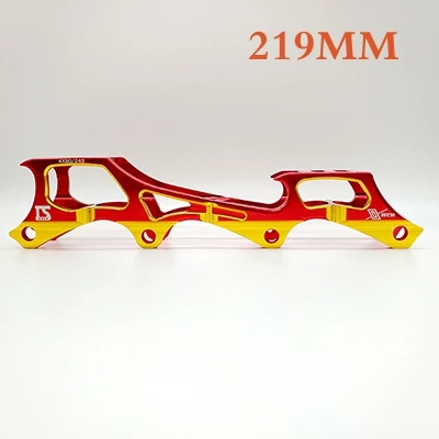 Рамка для роликов рокер рамка 219 мм 231 мм 243 мм алюминиевый сплав 7000 с осями - Цвет: red golden 219