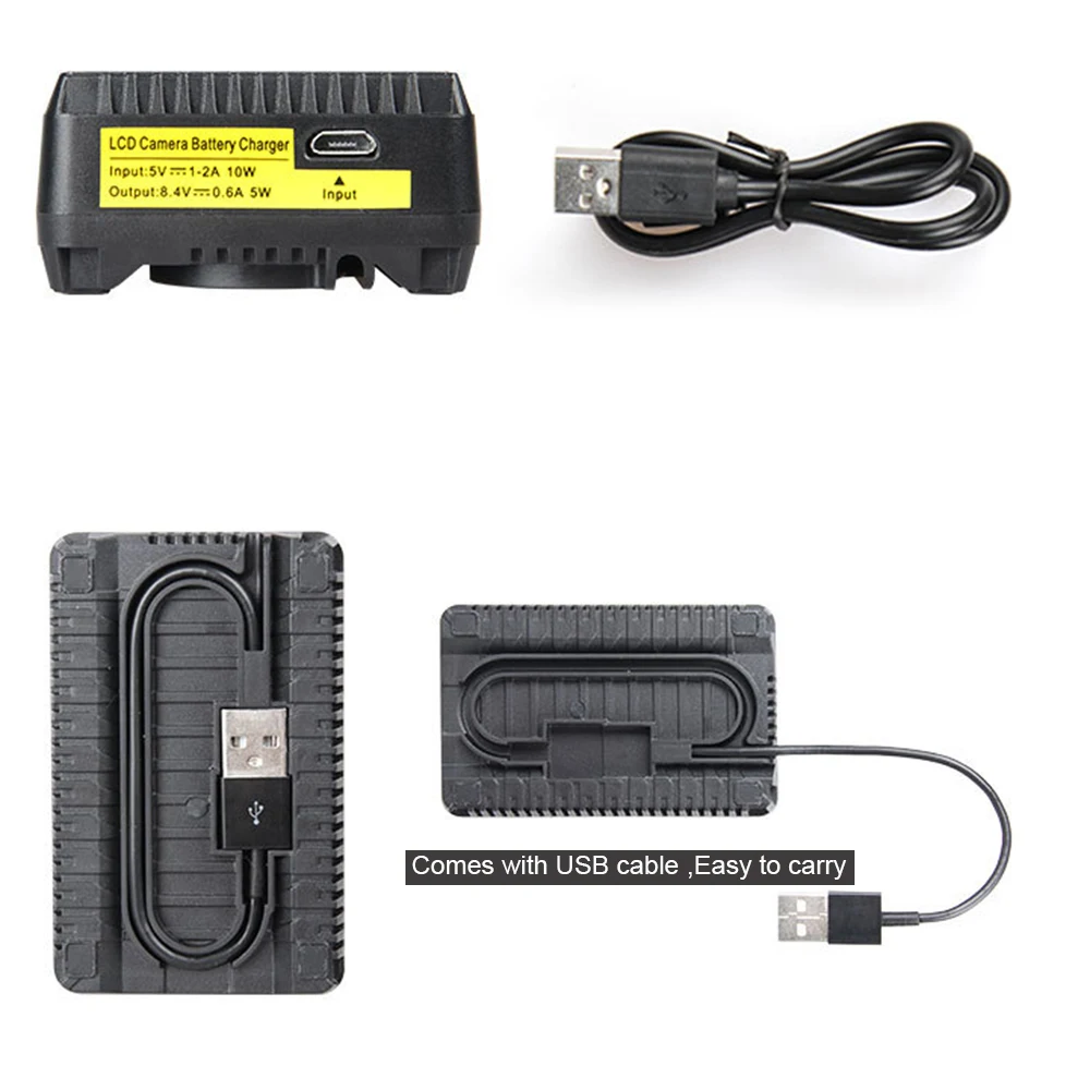 4 шт. двойное зарядное устройство USB для Canon EOS 300D 10D 20D 30D 40D 50D D30 D60 5D G6 OS 30D|Цифровые