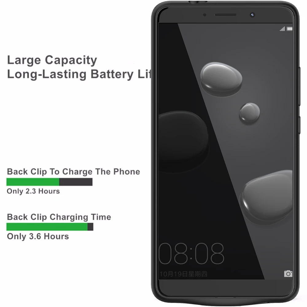 Чехол с питанием для Huawei Mate 9 10 Pro чехол зарядным устройством honor V10 P10 Plus мягкий