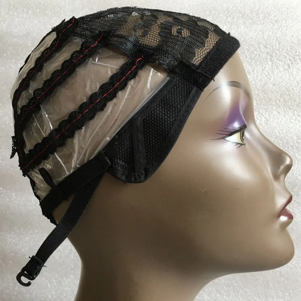 5 PCS Black Wig Making Cap Machine Wig Net Wig Mesh Hair Net Wig Caps 2
