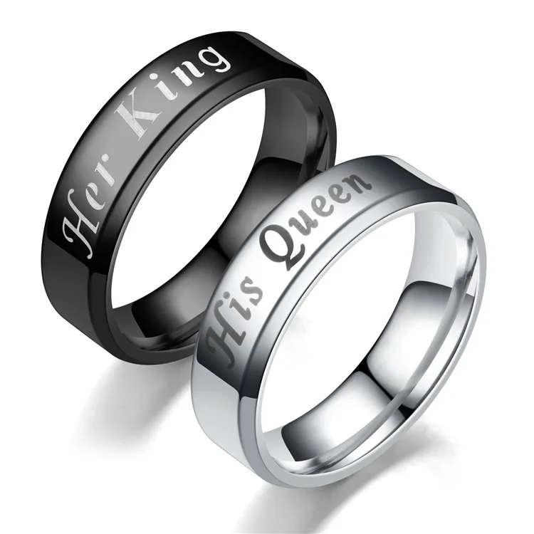 buy Stainless Steel Mood Color Change Emotion Feeling Intelligent Sense temperature Her King His Queen Ring Women Men Smart Jewelry