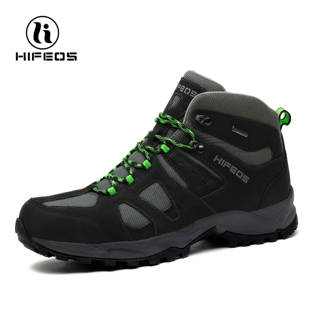 

men's hiking boots non-slip warm waterproof winter sneakers tactical breathable camping tourism outdoor trekking climbing shoes