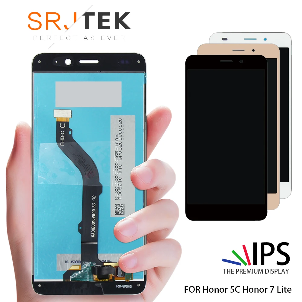 

For Huawei Honor 5C LCD 7Lite 7 Lite Display Touch Screen Digitizer For Huawei Honor 5C LCD With Frame NEM-L21 NEM-L51 Replace