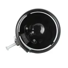 TCMT Motorcycle Black 5.75 5 3/4 Headlight Lamp Housing W/mounting Block For Harley Dyna FXDF Street Bob Fat Bob FXD XL1200X 5 twin dual daymaker led headlight for harley dyna fat bob fxdf model daymaker led lamp 5 fat bob projector led headlights