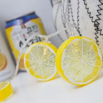 

Lemon Slice Decorative Light String Star Net Red Light Ins Style Room Decoration backyard decor outer lights garland