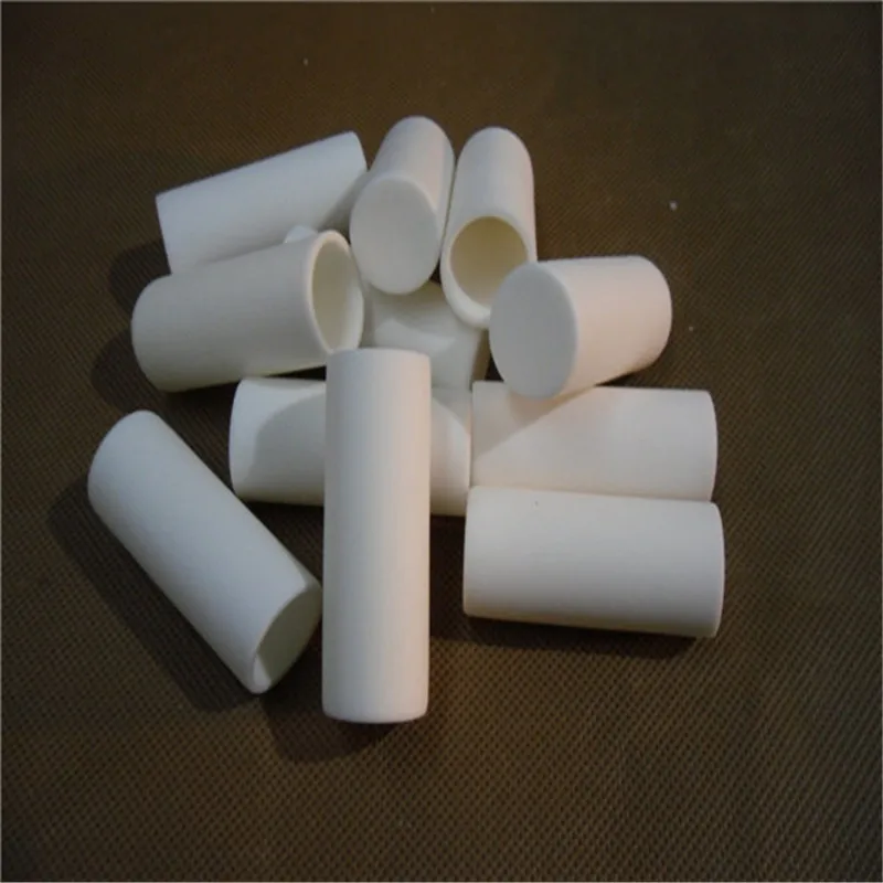 

dia20x50mm 10ml 99.5% alumina crucible cylindrical corundum crucible /Cylindrical ceramic refractorye crucible