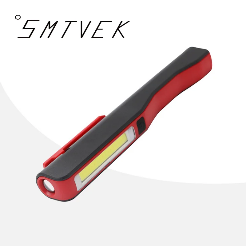 

SMTVEK Portable pen clip working light LED lighting Emergency Handle work Flashlight Have magnets and Pen lamp USB charge