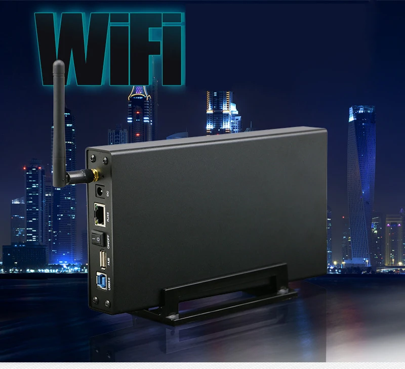 3 шт./лот беспроводной hdd usb 0 для sata 6 ТБ ssd корпус с wifi 5 300 м маршрутизатор