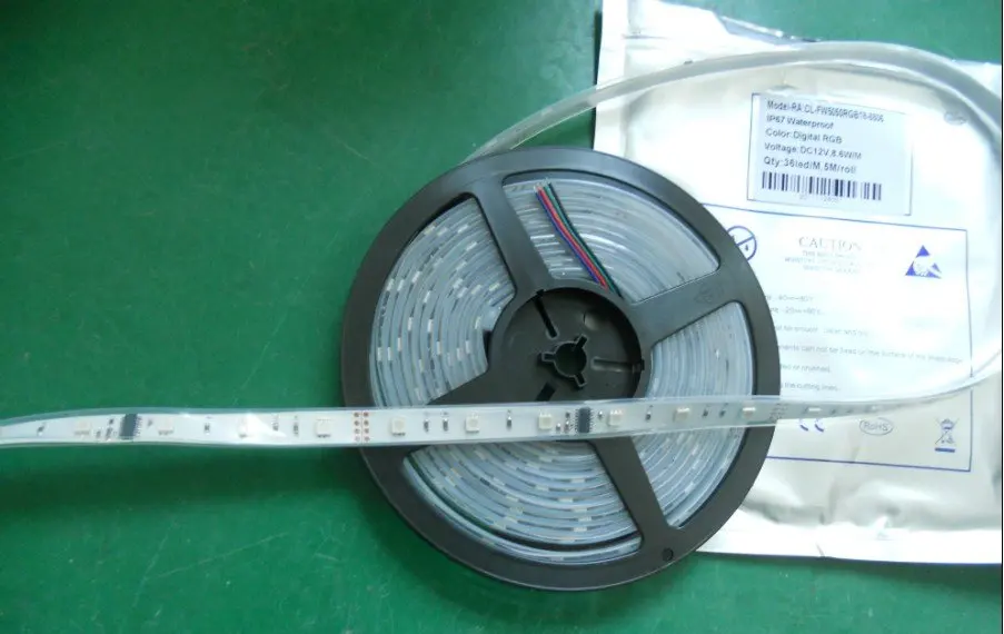 Светодиодная цифровая лента 5 м вход 12 В постоянного тока LPD8806 IC (масштаб 256)6 и 36 SMD