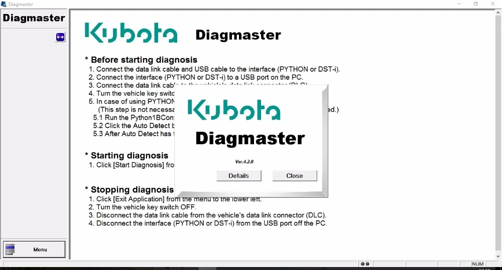 Kubota Diagmaster 4.2.4 [2018] | Автомобили и мотоциклы