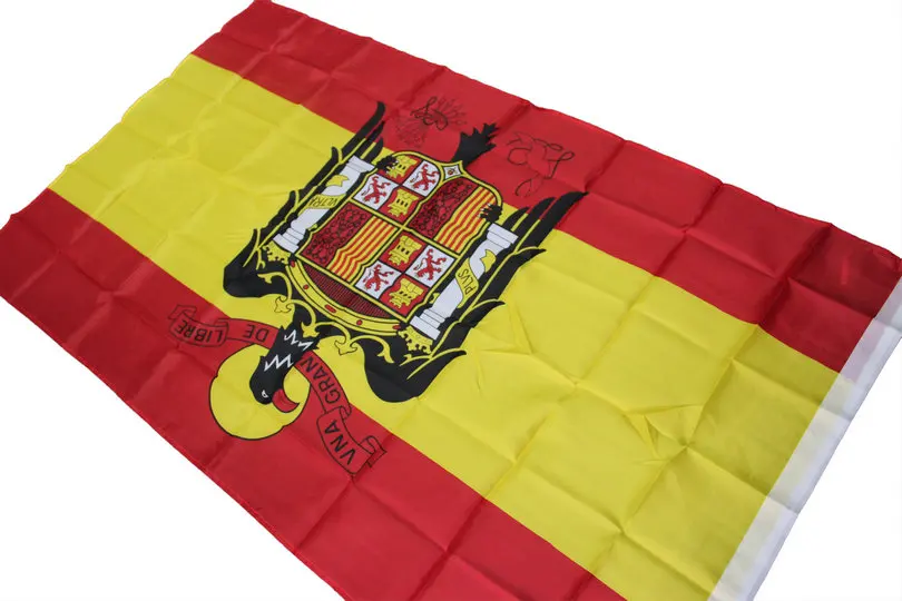 

High Quality 3x5 feet Spanish eagle flag International World Country Stick Flags Banners Decorations for memorial and collection