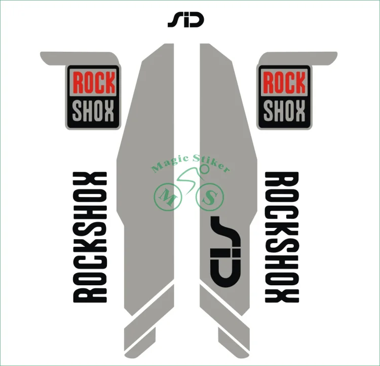 1SET Bike Accessories Front Fork Decals Bicycle Front Fork Stickers MTB Front Fork Decals Motorcycle Sticker 1 set motorcycle front