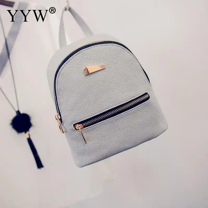 women backpack leather school bags for teenager girls mini sackpack female preppy style small backpack black shoulder bagspack
