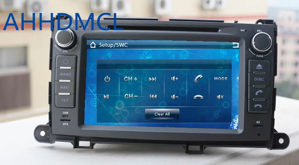 Flash Deal AHHDMCL Car Multimedia Player DVD Radio Stereo Audio GPS Navigation For Toyota Sienna XL30 2011 2012 2013 2014 2015 2016 2017 2